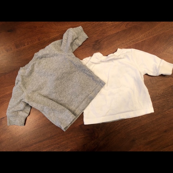 2 Gymboree 3-6mon long sleeve embroidery tops - Picture 4 of 4